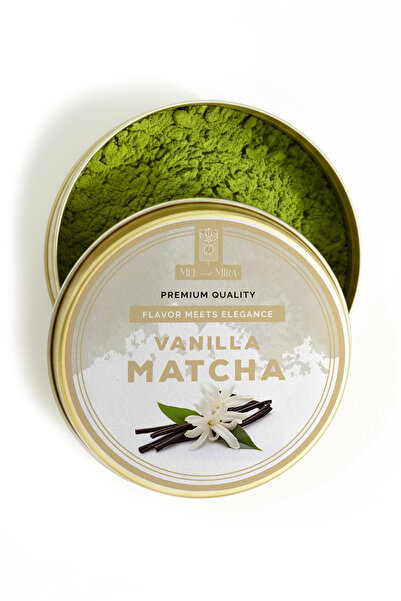 Mel and Mira Vanilya Aromalı Matcha Tozu 25g, Vanilla Matcha Powder