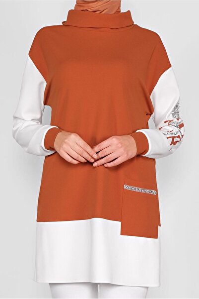 Alvina Stone Sleeve Pocket Tunic 41154