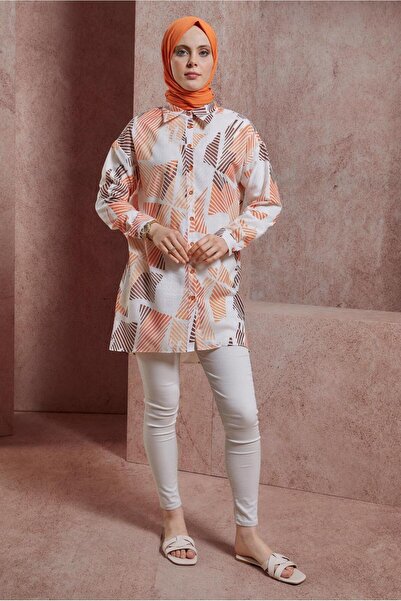 Alvina PATTERNED SHIRT TUNIC 44543