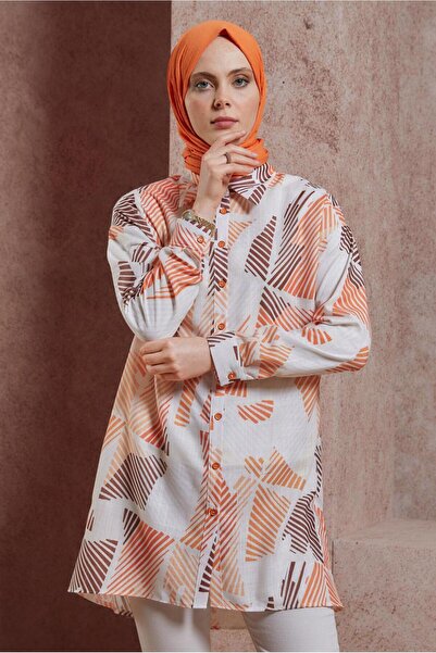 Alvina PATTERNED SHIRT TUNIC 44543