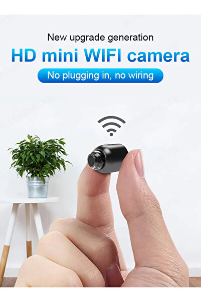 H&M كاميرا دائرية مخفية، 1080 بكسل عالية الدقة، واي فاي، كاميرا تجسس، تسجيل فيديو طويل للغاية - أحدث إصدار