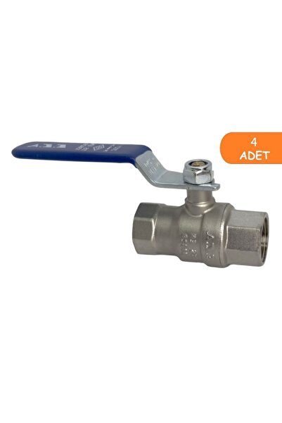 Eca 50 Adet ECA 1/2 İçme Suyu Küresel Valfi İç Vida x İç Vida PN10 602122168