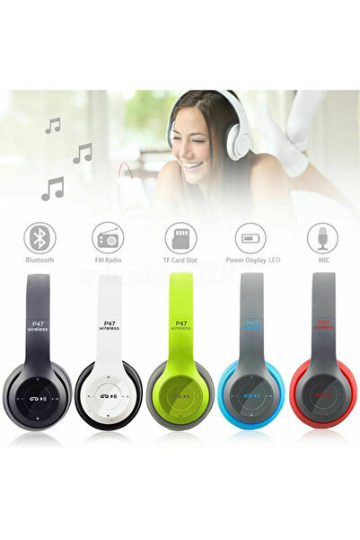 BSNL Wireless Bluetooth On-Ear Stereo Foldable Headphone Black