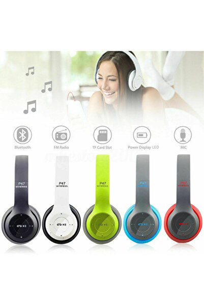 BSNL Wireless Bluetooth On-Ear Stereo Foldable Headphone Black