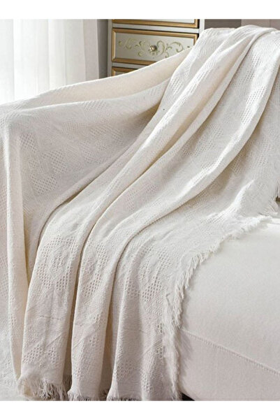 Generic Pastoral Style Sofa Slipcover White 130 x 180cm