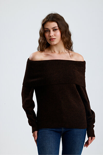 Figo Ανοιχτό γυναικείο πουλόβερ ώμου
