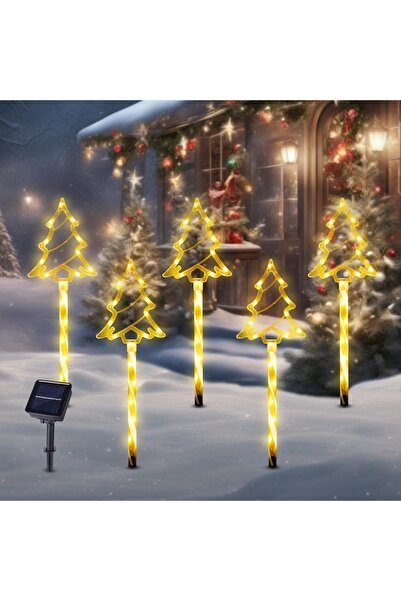 divendi-ro Instalație de iluminat solar pentru grădină cu 5 lumini solare de ...