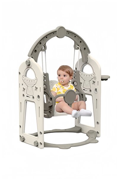 Venpara مجموعة أرجوحة للأطفال الصغار مع حلقة كرة سلة، 3 ارتفاعات قابلة للتعديل، شعاع قوس ثابت