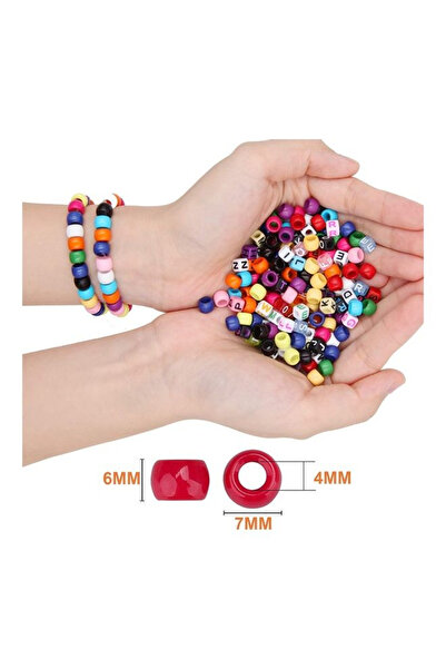 Generic Glass Beads And Alphabet Letter Jewellery Making Kit