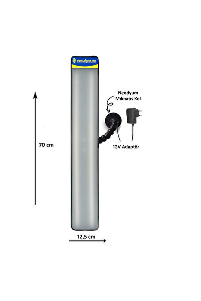 Safi Grup Mıknatıslı Boyasız Göçük Düzeltme Lambası,2 Sıralı PDR LED Lamba