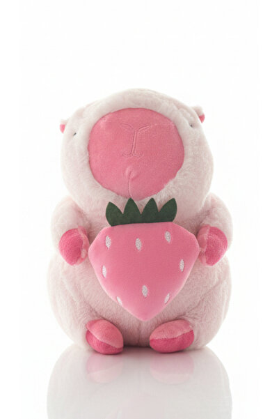 POLLYTOYS PELÜŞ OYUNCAKTA DÜNYA MARKASI Capybara Çilekli Seri 35 cm - Koleksi...