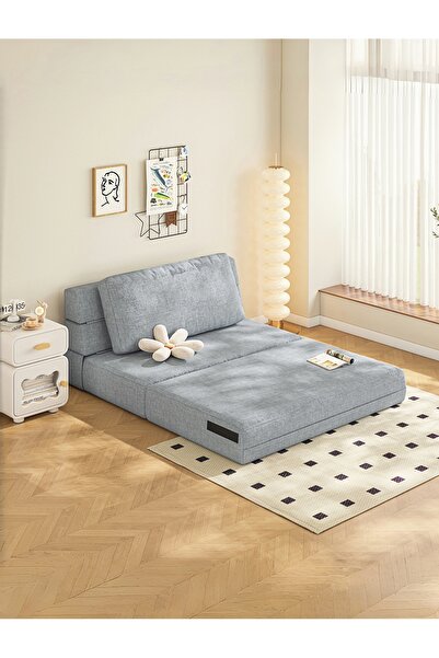 Venpara أريكة سرير قابلة للتحويل 3 في 1 مع إسفنج عالي المرونة وقماش كتان قابل...