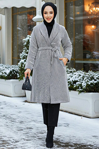 Neva Style Смугаста екрю тессетур каше кап 60012E