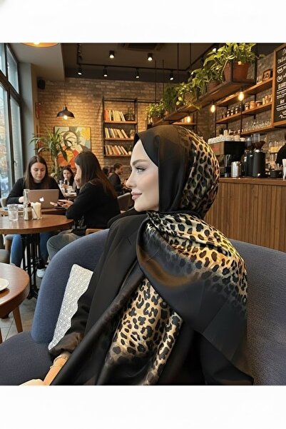 ŞALCIEŞARP Şal Voile De Mătase - Model Leopard