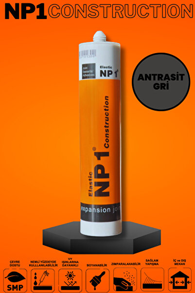 NP1 Polimer Yapıştırıcı Construction Antrasit Gri 290 ml