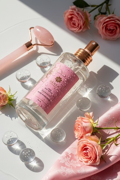 Densa Essential %100 Saf Organik Isparta Gül Suyu (Yağı Alınmamış) 100 ML Taz...