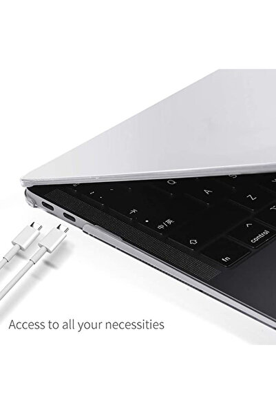 Mufaens غطاء حماية شفاف لجهاز Apple MacBook Air مقاس 13.3 بوصة