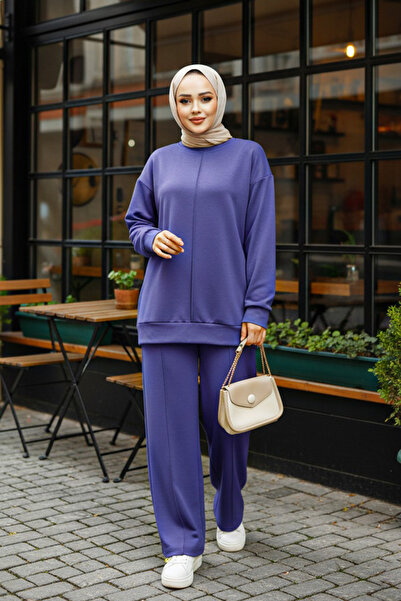 Neva Style Синій комплект одягу для мусульманок 30172L