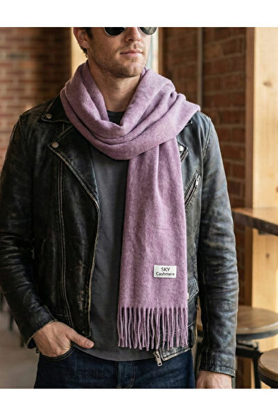 sky Cashmere Wool Shoulder Shawl