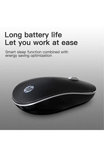 HP S1500 Plus Wireless Mouse Sessiz 800/1600 Dpi Siyah