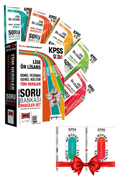 Yargı Yayınları 2026 Kpss Ortaöğretim Ön Lisans Genel Yetenek Kültür Çözümlü ...