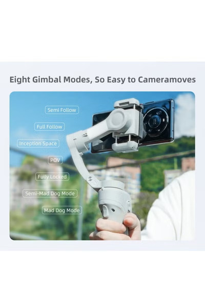 Jubilin Gimbal Stabilizer for Smartphones,3-axis Phone Gimbal for Android iPhone,Phone Stabilizer for Video