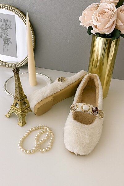 Moda Frato ZERA HOME Γυναικεία παπούτσια για το σπίτι Χειμερινά παπούτσια για το σπίτι με μάλλινη επένδυση Παντόφλες