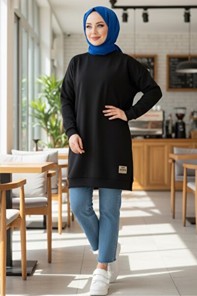 Bestenur Coat of Arms Slit Detail Tunic 1657 - Black