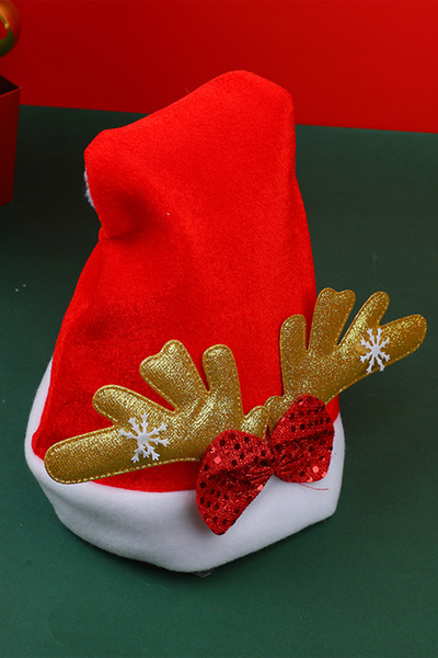 YOYOSO Pălărie tematică de Anul Nou cu figurină de elan