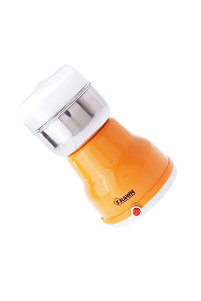 KRAWN Coffee Grinder 100 W KRAWN-KB196 Silver/Orange