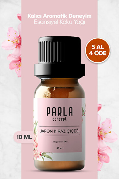 Parla Concept Çamaşır Yün Kurutma Topu Kokusu - Japon Kiraz Çiçeği Sakura - 10 ml - 1 Adet - Esansiyel Uçucu Yağ