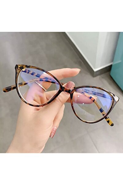 Y-LONDON EXCLUSİVE NOX LEOPAR CAT EYE mavi ışık korumalı gözlük optik uyumlu