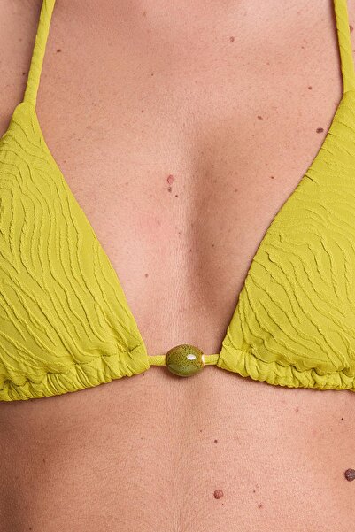 Oysho Jakarlı üçgen bikini üstü