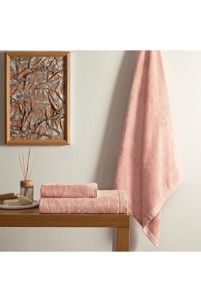 Linens Cozy Bamboo 50X85 cm Face Towel Rose