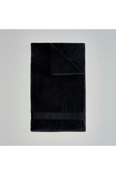 Linens Premium Cotton 85X150 cm Bath Towel Black