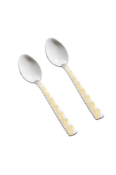 HIC 12-Piece Stainless Steel Dessert Spoon Set