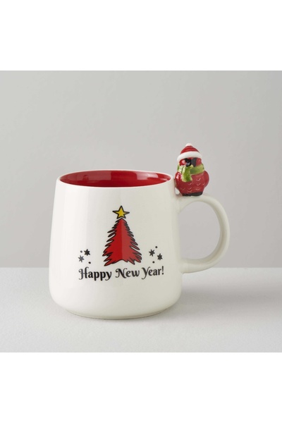 Linens Owl Stoneware 315 ml Mug