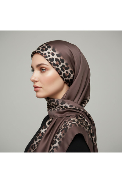 Bonjela Soft Elegant Leopard Patterned Fashion Trend Shawl 70 X180