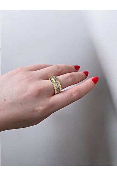 Asteria Jewelry 14k Altın Kaplama Gold Kısmet Yüzük