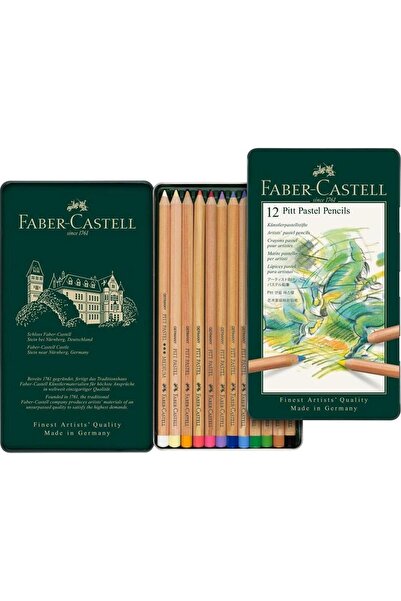Faber Castell Pitt Pastel Boya Kalemi 12 Renk