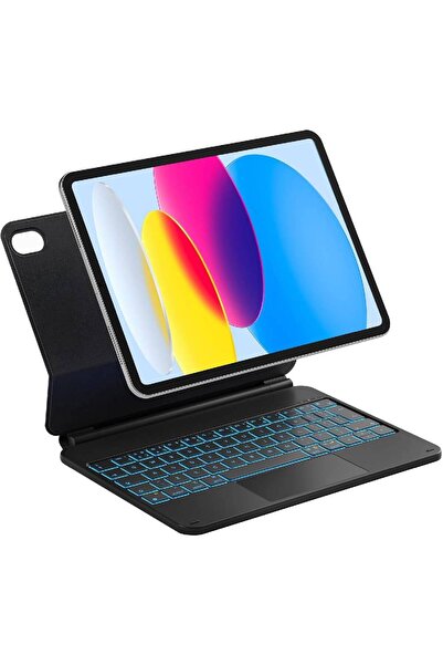 HYX Magic Keyboard Case for iPad 10th Gen (10.9-inch, 2022) & 11th Gen (A16, 2025) - Black