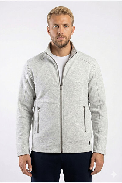 Cottonland Чоловіча зимовий бавовняний светр CARSON - три нитки, на блискавці...