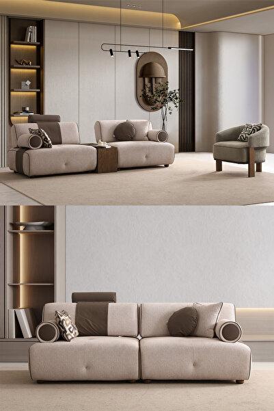 Eymense Molde Koltuk Takımı 3+3+1+Ses Sistemli Sehpa