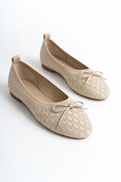 MARSEDO Tricotaj de damă bej Balerina Balerina - Varf rotund Daily Palmer