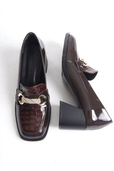 MARSEDO Γυναικείο καθημερινό στιλέτο - Χοντρό τακούνι, αμβλύ δάχτυλο, λεπτομέ...