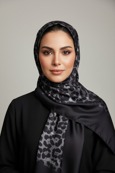 Bonjela Soft Elegant Leopard Patterned Fashion Trend Shawl 70 X180