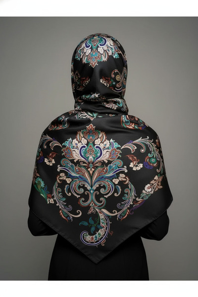 Bonjela شال أنيق بنمط زهرة عثمانية