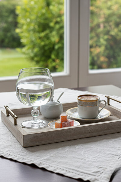 Bohemia Collection Sterna Kristal 6'lı 250cc Kahve Yanı Su Bardağı/Konyak Kad...