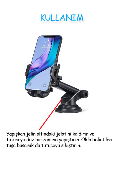 Beatitude Araba Akrobat Telefon Tutucu Araç Içine Cep Telefonu Tutacağı Oto Aksesuar Arac Telefon Tutucu