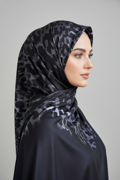 Bonjela Soft Elegant Leopard Patterned Fashion Trend Shawl 70 X180
